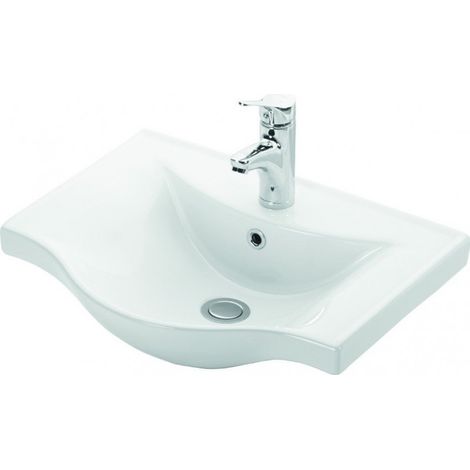 Lavandino 55cm sospeso bagno Litos-BS55 kamalu