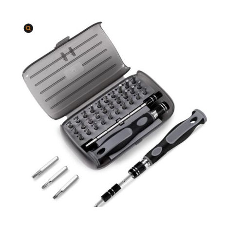 QORVA-Jeu de tournevis de précision 32 en 1 - Mini tournevis magnétiques, kit de réparation électronique DIY, outil informatique pour lunettes, montres et smartphones