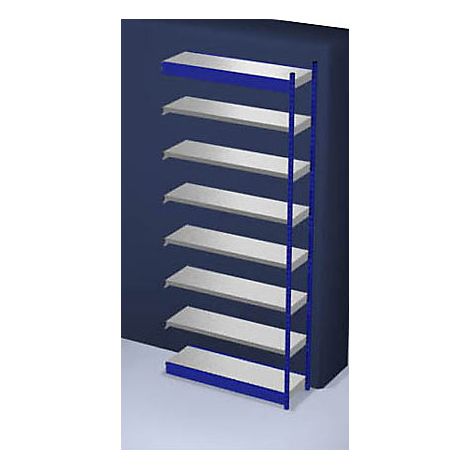 hofe, Rayonnage emboîtable, simple face, hauteur rayonnage (1/4)