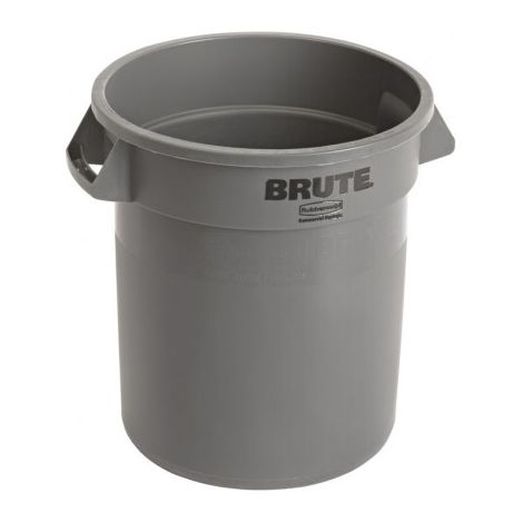 Fût polyvalent gris 38 l PE D. extérieur 400xH435 mm RUBBERMAID