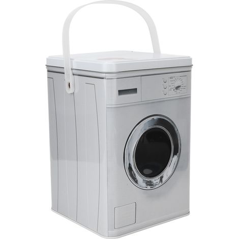 Boîte de rangement portable avec poignée pour lessive, rubans adhésifs, chaussettes et fournitures scolaires, organisateur mignon et pratique. (1/5)