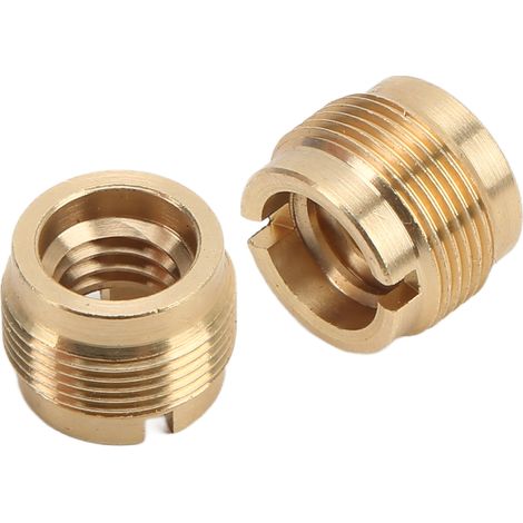 Lot de 5 adaptateurs de filetage pour pied de micro antirouille : vis femelle 3/8" vers mâle 5/8" 3/8" (3/8" vers 5/8") (1/5)