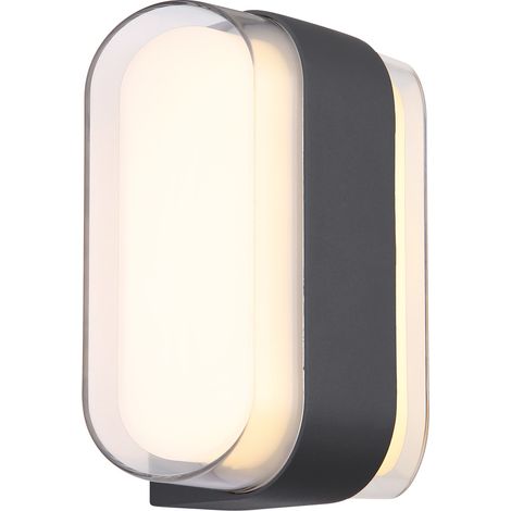 GLOBO Lampada Da Esterno Plixon Metal Antracite 12W