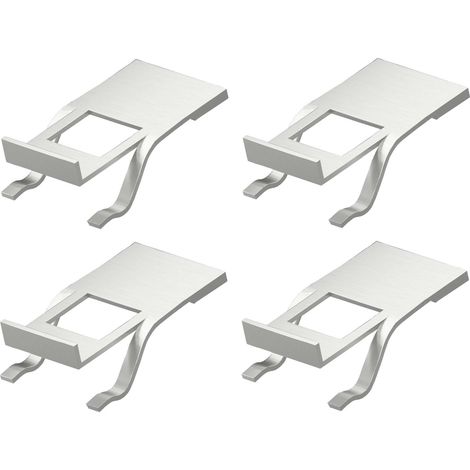 Cyclingcolors – Limiteur d'angle d'ouverture 85° maxi pour charnière Tiomos – Acier brut – Empêche les chocs de porte – Lot de 4 unités