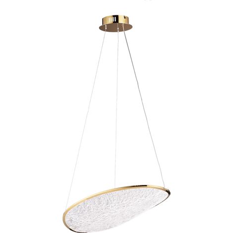 Lampada a sospensione Empire ovale oro LED 17W Maxlight (1/5)
