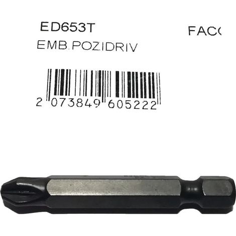 FACOM - Embout Pozidriv ED.653T - Ce produit de marque Facom est neuf.