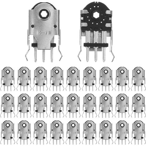 100 décodeurs pour molette de Souris : codeur mécanique en métal de Rechange de 11 mm pour la réparation et Les améliorations de Souris optiques de Jeu. (1/5)
