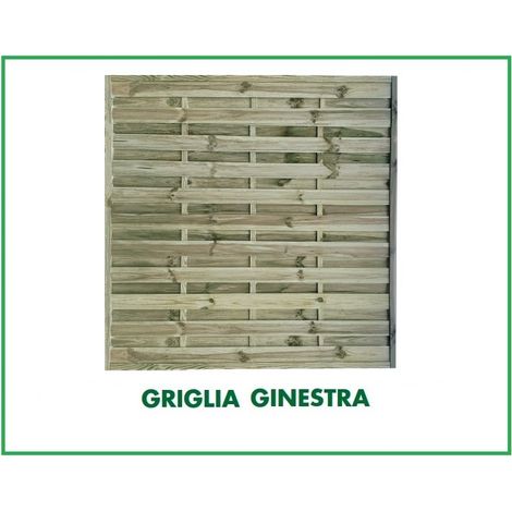 GRIGLIATO GINESTRA 180X90CM IN PINO/ ABETE ROSSO