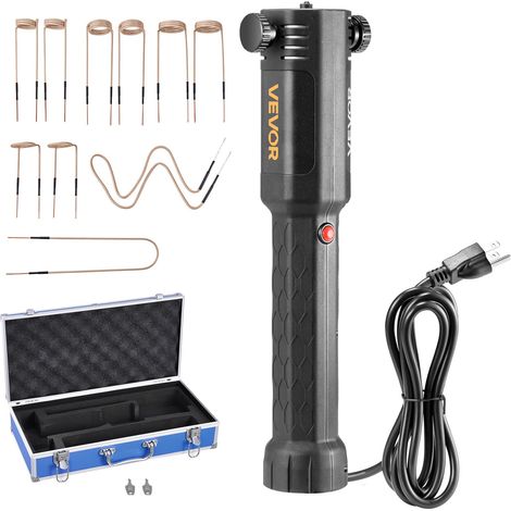 Kit de Chauffage par Induction Magnétique pour Enlever Écrous Rouillés 1100 W, Dégrippeur à Induction Portatif, avec 10 Bobines et Coffret, pour Retirer Vis Rouillées, Réparation Automobile (1/5)