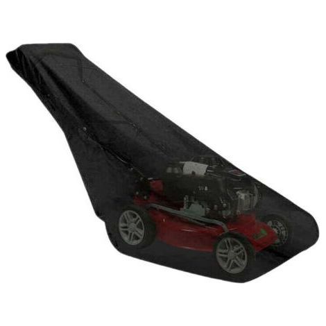 Couverture Tondeuse à Gazon Housse de Tondeuse à Gazon Protection pour Tondeuse Couverture de tondeuse à gazon de protection solaire anti-UV anti-pluie pour jardin de jardin Noir (1/4)