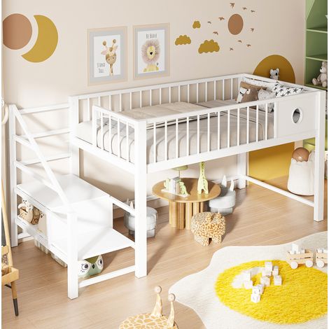 Cama cama dormitorio ahorro espacio metal OKMYHOME (1/3)