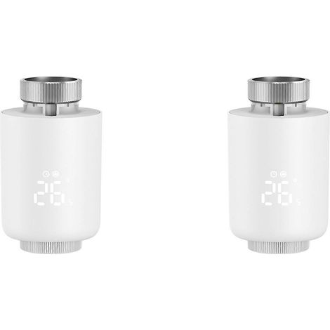 Deux contrôleurs de chauffage thermostatiques intelligents pour la commande à distance des vannes de radiateur thermostatiques via une application mobile (1/5)