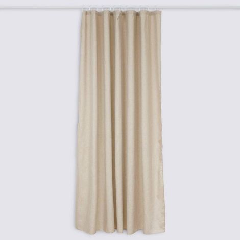 Rideau de Douche Uni "Polly" 180x180cm Beige