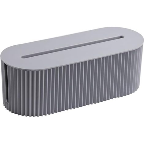 Caja organizadora de cables con tapa de gran capacidad, caja de gestión de cables, caja de control de cables, utilizada para ocultar cables desordenados. (1/5)