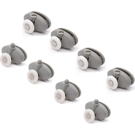 Kit 8 pz cuscinetti di ricambio vetro box doccia anta scorrevole Obi 1 (1/5)