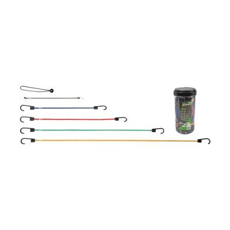 Lot de 24 tendeurs avec attaches assortis (1/3)