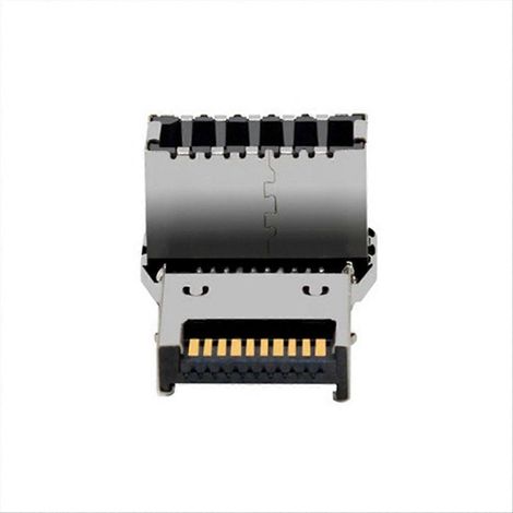 Adaptateur convertisseur de connecteur USB 3.1 10G Type-C frontal pour carte mère d'ordinateur à 90 degrés (Type-E) (1/5)