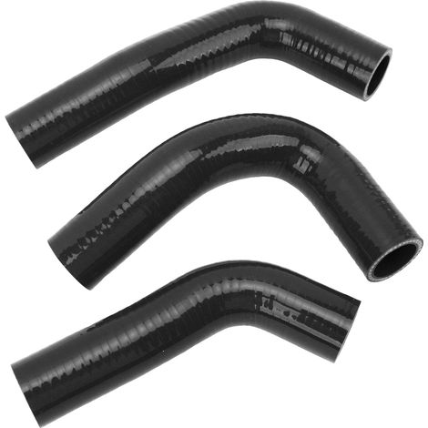 Tuyau de radiateur en silicone noir pour Mazda MX-5 1994-1997, flexible de refroidissement moteur, remplacement de durite d'eau de chauffage, kit de 4 pièces haute performance (1/5)