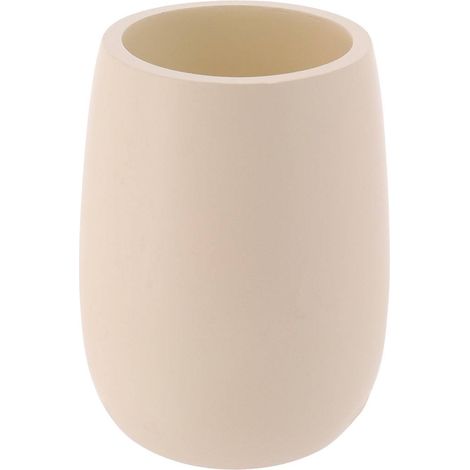 Bicchiere semplice in poliresina da 350 ml - avorio - Tendance (1/2)