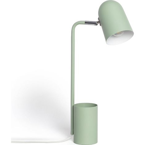 Lampe de Bureau Flex Métal Waal avec Porte-Crayons  Vert Céladon