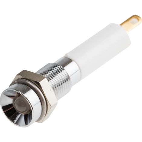 Voyant LED lumineux Vert rouge RS PRO, dia. 6mm, 12V c.c., taille de la lampe 3 mm ( Prix pour 1 )