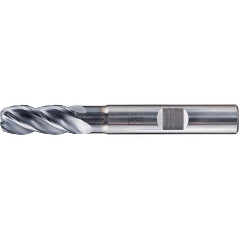 PFERD VHM Eckfräser lang 4 Schneiden Ø 8 mm Radius 2,0 mm TiAlN Schaft HB Universal Line Schruppen Schlichten Nuten (1/5)