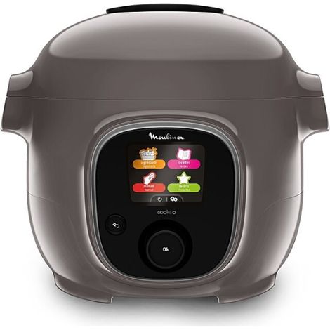 Moulinex – Cookeo Connect 6L blanc – Multicuiseur intelligent avec connectivité Bluetooth – 200 recettes intégrées – Cuisson rapide sous pression