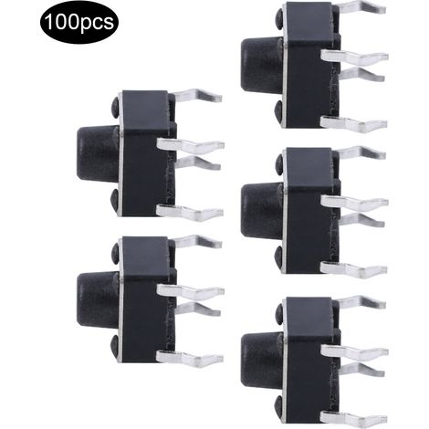 100 mini micro-boutons (6 x 6 x 6 mm) - boutons tactiles (1/5)