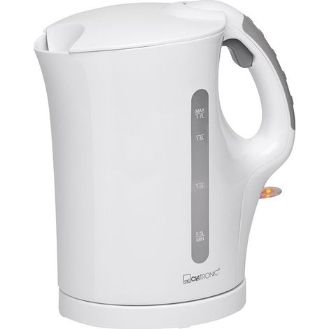 Bouilloire électrique 1,7L 2200W Clatronic WK 3445 Blanc (1/5)