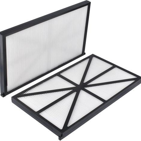 Lot de 2 Panneaux Filtres pour Robot Tiger Shark - RCX70101PAK2 - Noir (1/5)