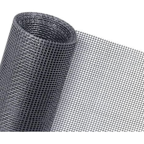 Moustiquaire Fenêtre Anti-Moustiques,250x120cm Moustiquaire Universelle pour Fenêt,Filet en Fibre de Verre Lgnifugation Durable,Découpable à la Dimension Souhaitée pour Couvrir les Fenêtres (1/5)