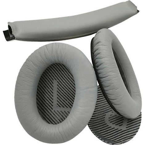 Coussinet de bandeau et coussinets d'oreille pour un confort silencieux 25 35 (QC25 QC35)-- (1/5)