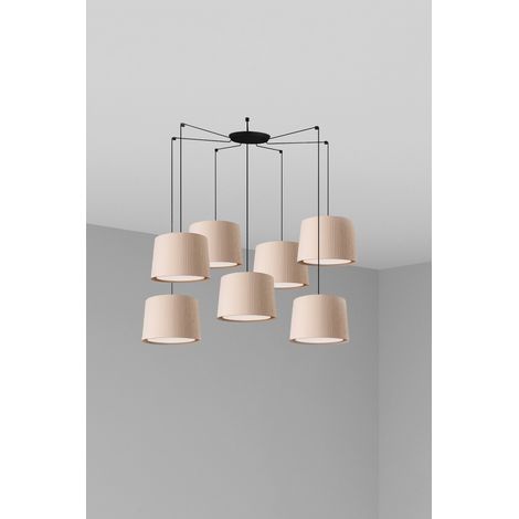 SAMBA 7L Colgante negra/beige