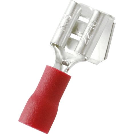 Cosse faston RS PRO, Isolé, Rouge