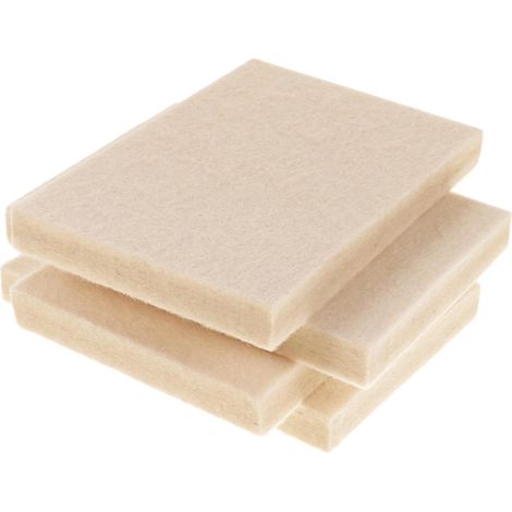 4 Pièces Raclette en Laine pour Film Vinyle, Outil pour Éliminer les Bulles D'air sur Surfaces Courbes, Usage Bricolage à Domicile (1/5)