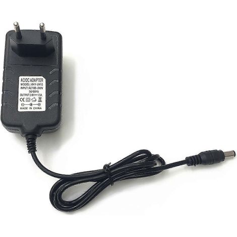 Transformateur de puissance 24w 24v 1.5a avec prise domestique 220v Dc 24v Noir (24w 24v 1.5a) 24v 1.5a, adaptateur secteur Sunone Nail Lamp (1/4)