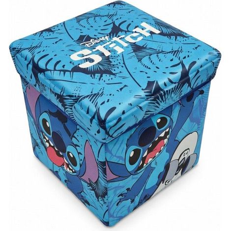 Cubo portaoggetti aymax stitch pieghevole carico 80 kg 30x30 cm