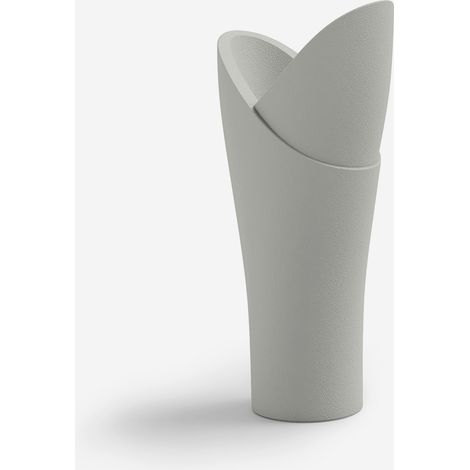 Poliethylen-Blumenvase für den Garten Assia 115 - Silver (1/3)