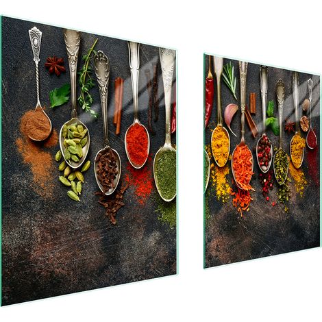 GLASSCHUTZPLATTE FÜR HERD 85x52 SPICES (1/5)