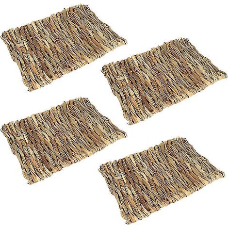4-teilige Hamstergrasmatte
