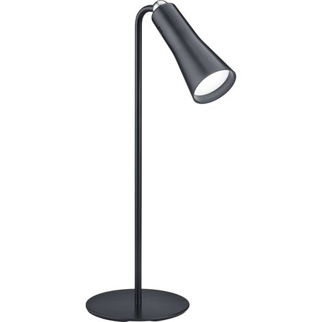 Lampada da Tavolo USB da Interno a LED SMD in Metallo Nero Opaco (1/5)