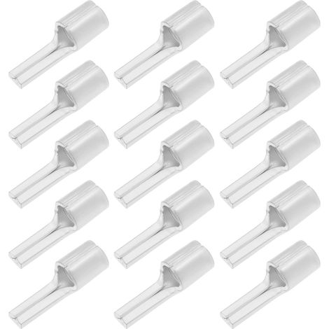 Lot de 25 connecteurs à aiguille plate en cuivre pur étamé non isolé pour tube en cuivre 16 mm² (1/5)