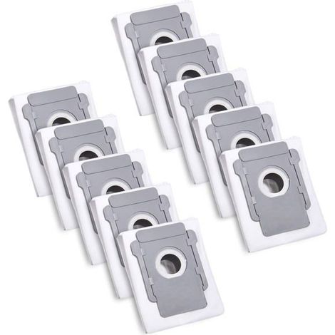 Ecleanfy - 10 sacs aspirateur non-tissés compatibles iRobot Roomba i7/i3/i6/j7/i8/S9/E5 Clean Base - grande capacité (1/5)