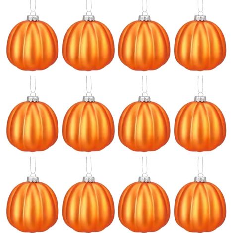 Christbaumschmuck  Hängende Christbaumkugeln zum Erntedankfest  Set mit 12 hängenden Christbaumkugeln (1/5)
