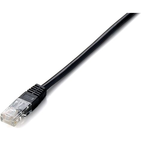 Equip Patchkabel Cat5e UUTP 2xRJ45 7.50m schwarz Polybeutel