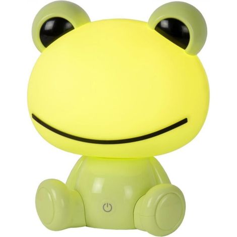 SUPER LARGE CHILDREN'S DECORATIVE LAMP Touch lamp with three brightness levels, night light for children and babies, USB cable. NOT WIRELESS. Frog (1/4)