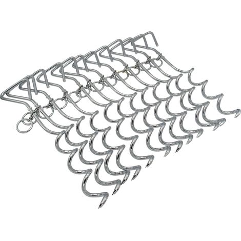 Dog Tie Out Stake Ground Anchor X12 (Spiral Heavy Duty Trampoline Tent Puppy Camping Awning Gazebo) (1/5)