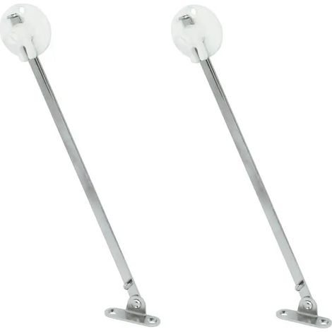 2x compas d'abattant à frein 275mm freinage réglable meuble charnière équerre support secretaire bois porte (1/2)