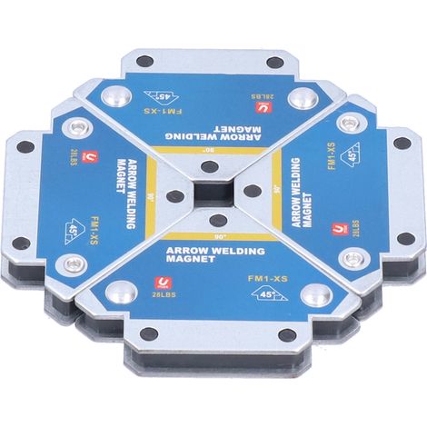 Kit de 4 supports magnétiques de soudage (aimant de soudage Arrow de 12,7 kg)