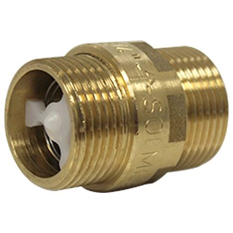 Arcanaute – Clapet anti-retour Mâle-Mâle 3/4'' (20/27) en laiton – Installation toute position – Prévention de reflux plomberie (1/4)